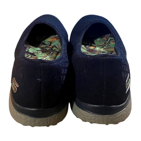 Skechers Cleo Air Cooled Womens Comfort Shoes 8.5 Blue Stretch Knit Fit Cushion - Picture 6 of 9